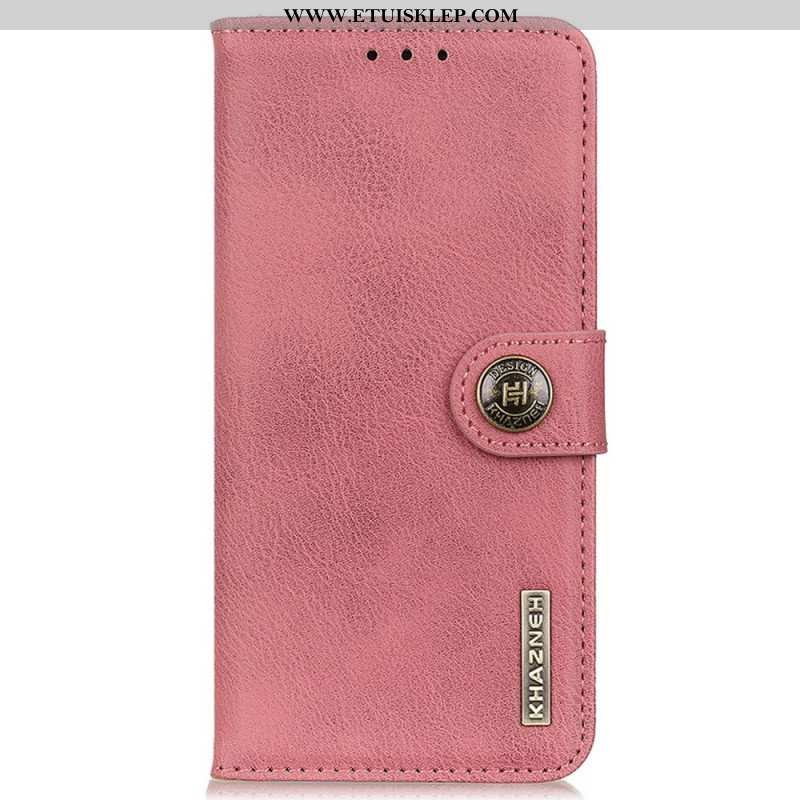 Obudowa Etui Na Telefon do Xiaomi 12T / 12T Pro Imitacja Skóry Khazneh